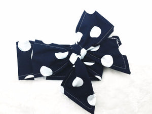 Baby Girl Kid Boho Retro BIG bow knot 80' 70' cotton Hair head band Bandana tie