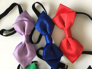 Kid baby Party School Pre-tied triangle Wedding Boys Silk Necktie bowtie PROP