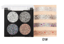 Eye Shadow Makeup Super Shine Shimmer Power Diamond Glitter Eyeshadow Palette