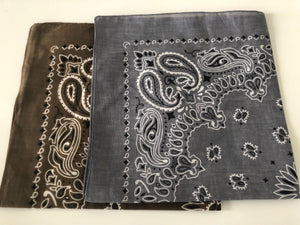 Women Lady Girl Retro Cotton Paisley BOHO Bandana Hair Headband Scarf Wrap