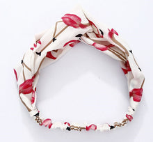 Women Retro look Swan Boho bohemian Cross Twist scarf Hair head band bandana