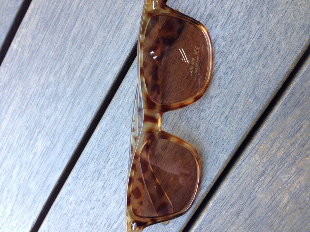 Women Men Vintage 70' 80' Square Shaped Party Eye wear Glasses Sunglasses Leopard color