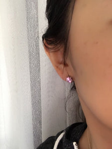 Women Lady Teen MAGNETIC Crystal cubic NO Piercing Fake ear Hole Studs Earrings