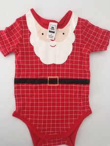 NEW Girl Boy Kid Baby Christmas Santa Clause Costume Party Red Romper Bodysuit