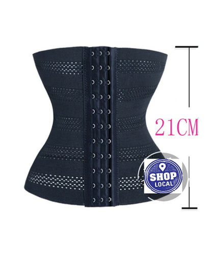 21cm Women Short Slimming Work Out Waist Training Tummy Corset Shapwear Belt