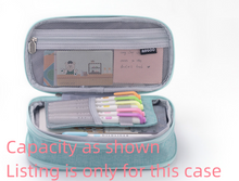 AU Large Capacity Smart Organise well Layer Pen Stationery Pencil Case Bag