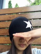 Women Men Unisex Star Knit Winter Autumn Ski Warm baggy Skull Hat Cap Beanie