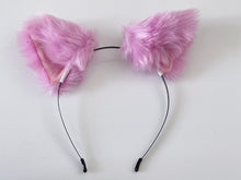 Women Children Fluffy Fur Cat Kitty fox animal Costume Ear Party Hair head band