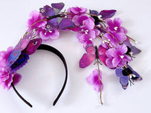 Women Party Fairy Butterfly Big hair head band headband Tiara Hoop Fascinator