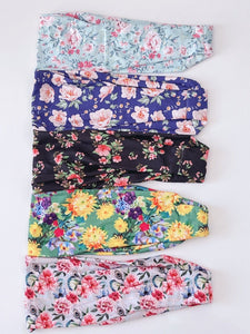 Women Boho Yoga Gym Workout Wide Flower Hair head band Bandana Headband Wrap