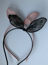 Women Girl Mini Small Bow Bunny ear lace wire Party Hair Band headband Hoop