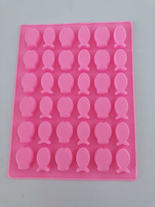 1x Fish Chocolate Cake Mini Biscuit Cookie Bakery Silicone Baking Mould Mold