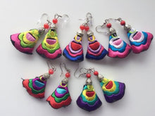 Women Lady Retro Ethic Embroidery Boho Bohemian Hook dangle Ear Drop Earrings