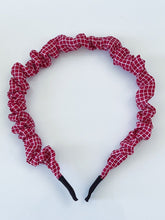 Women Girl Retro Bubble Wrinkled Puffy Scrunch Slim Hair Head Band Headband Hoop