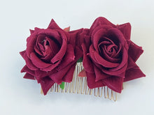 Women Girl Dance Wedding Party Rose Flower Boho Updo hair Styling Comb Pin
