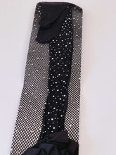 NEW Women Sexy Crystal Bling Punk Black Net Fishnet Stockings Pantyhose Tights