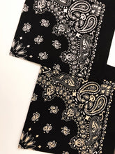 Women Girl Retro Cotton Shimmer Paisley Bandana Hair Headband Wrap Square Scarf