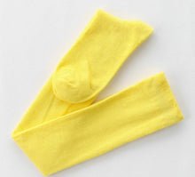 Women Girl Tween Colorful Knees High Plain Warm Tights Long Socks Stockings