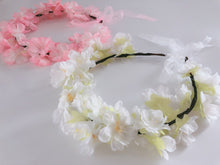 Women Flower Fairy Party Wedding Beach Tiara Crown hair Head headband Garland
