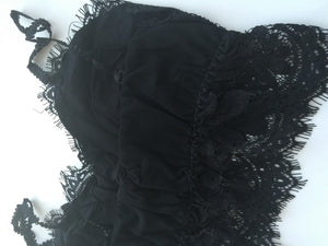 Women Lady Girl Lace Cami Strap Top Tube Vest Wrap Camisole Bandeau Underwear