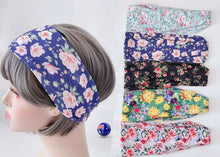 Women Boho Yoga Gym Workout Wide Flower Hair head band Bandana Headband Wrap