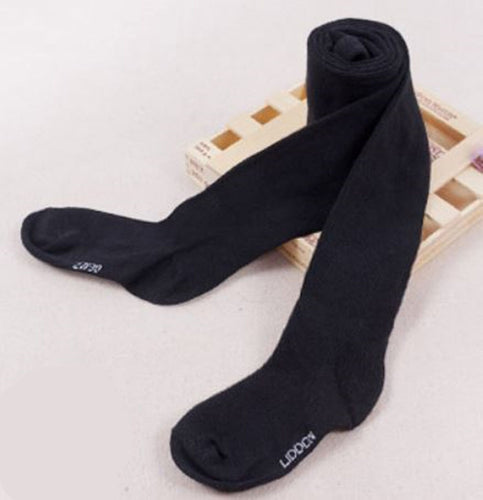 Children Senior Junior Girl Winter School Uniform Warm tights Stockings 4-14 Yrs Black
