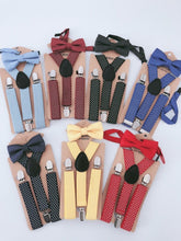 Children Party Costume Wedding Pants Dots Kids Suspender Brace Belt Clip Bowtie