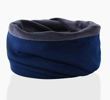 Men Women Warm With Or Without Fleece Slouch Baggy Skull Ski Beanies Hats Cap With Fleece in Blue