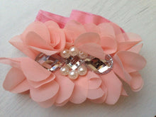 Baby Girl Floral Headband Set - Pearl & Rhinestone Flower Design for Special Occasions