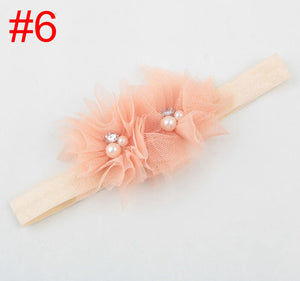 Girls Kid Baby Shower Princess Party Lace Flower Elastic Hair Head Band headband