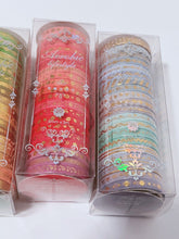 AU 20 Rolls Sticky Washi Tape Papers Gilding Scrapbooking Journal Note Stickers