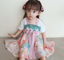 Kid Girl Chinese Asian Chinese Traditional QIPAO Costume Han Tang Summer Dress