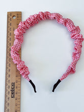 Women Girl Retro Bubble Wrinkled Puffy Scrunch Slim Hair Head Band Headband Hoop