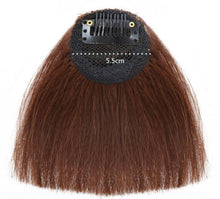 Women Hair extension Wig Wigs Piece Natural Human Hair Blunt Bang Fringe Clip