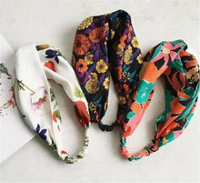 Women Boho Bohemian Cross Twist hair head headband band Scarf Wrap Bandana