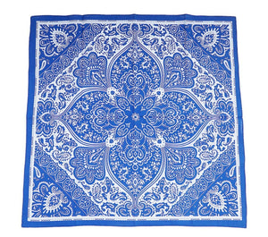 Women Retro Cotton Paisley Bandana Hair Head Headband Wrap Big Square Scarf Mask