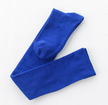 Women Girl Tween Colorful Knees High Plain Warm Tights Long Socks Stockings