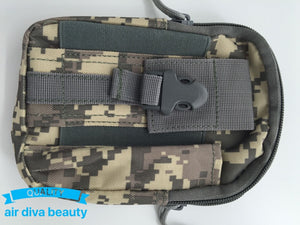 Men Travel Army Camo Military Mobil phone iphone Hook bag Pouch Holster Case