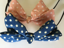 Women Girls Party School bow Ribbon Grace Sweet Dots Headband Hair head band