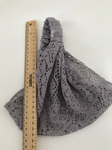 Women Bohemian BOHO Net Lace Wide Hair Bandana Wrap Head band headband Scarf