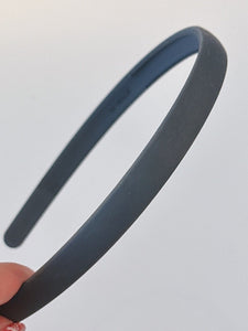 Women Girl School Matte Polished Simple Plastic Hair head band headband Hoop Grey