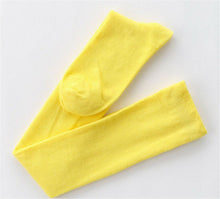 Women Girl Tween Colorful Knees High Plain Warm Tights Long Socks Stockings