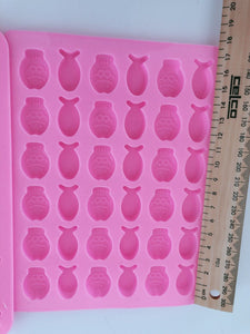 1x Fish Chocolate Cake Mini Biscuit Cookie Bakery Silicone Baking Mould Mold