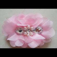 Baby Girl Floral Headband Set - Pearl & Rhinestone Flower Design for Special Occasions