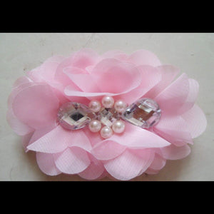 1 baby Shower Kid Children Girls Dance shiny Pearl Floral Flower Hair Head band