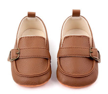 Baby Boy White Brown Black Wedding Formal Party Synthetic leather Soft Shoes