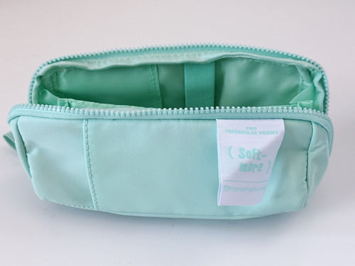 School Large Capacity Smart Organise Pen Stationery Pencil Case Bag Pouch Mint Green