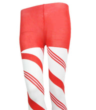 AU Women Christmas Striped Green Red White Pantyhose Tights Costume Stockings