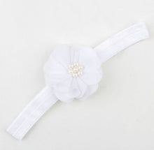 Girls Kid baby Party Lace Chiffon Flower Elastic Hair Head Band headband PROP