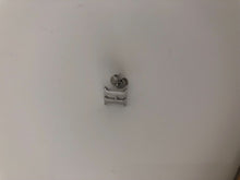 1PIECE Silver Color stainless Alphabet letter Novelty Studs Ear Piercing Earring